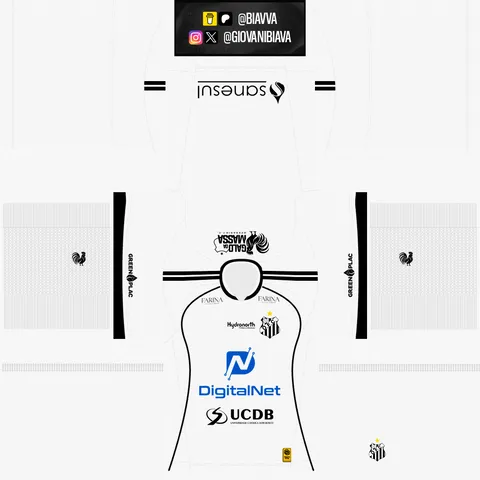 Equipación Visitante 3D del Operário (MS)