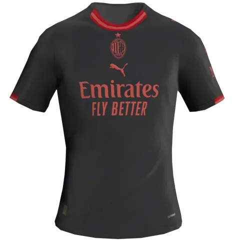 Equipación Tercera 2D del Milan