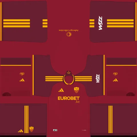 Equipación Local 3D del Roma