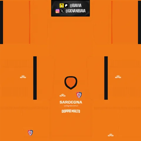 Equipación Visitante Portero del Cagliari
