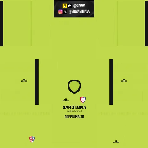 Equipación Local Portero del Cagliari
