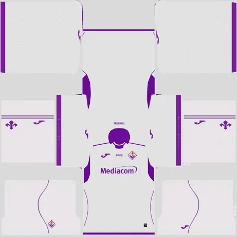 Fiorentina Deplasman 3D forması