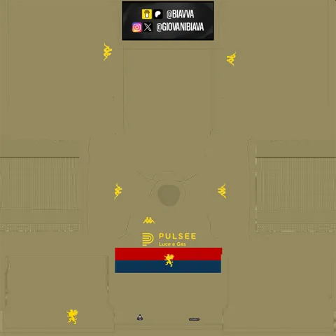 Equipación Local Portero del Genoa