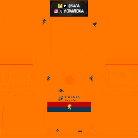 Equipación Tercera Portero del Genoa