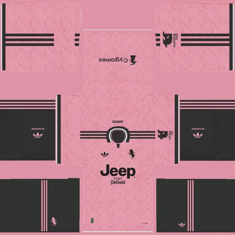 Equipación Visitante 3D del Juventus