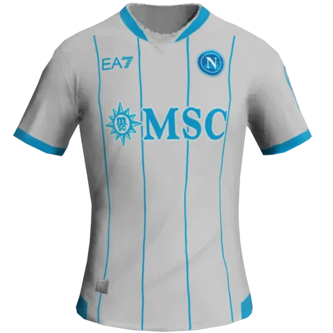 Equipación Visitante 2D del Napoli