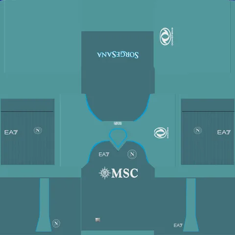 Equipación Visitante Portero del Napoli