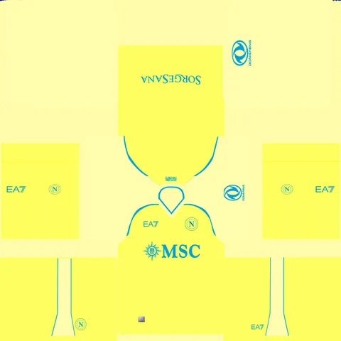Equipación Tercera Portero del Napoli