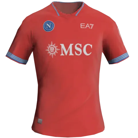 Equipación Tercera 2D del Napoli