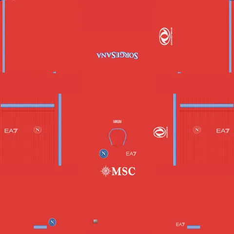 Equipación Tercera 3D del Napoli