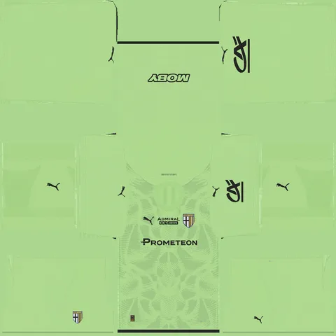 Equipación Visitante Portero del Parma