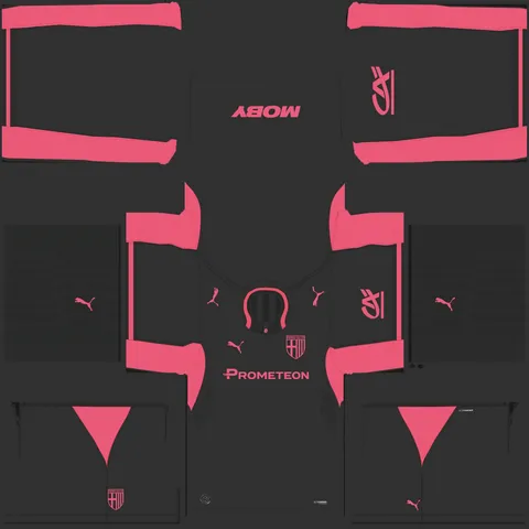 Equipación Tercera 3D del Parma