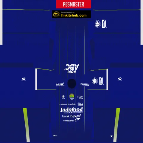 Persib Bandung İç Saha 3D forması