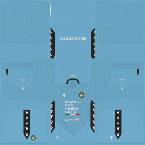 Equipación Tercera Portero del Udinese