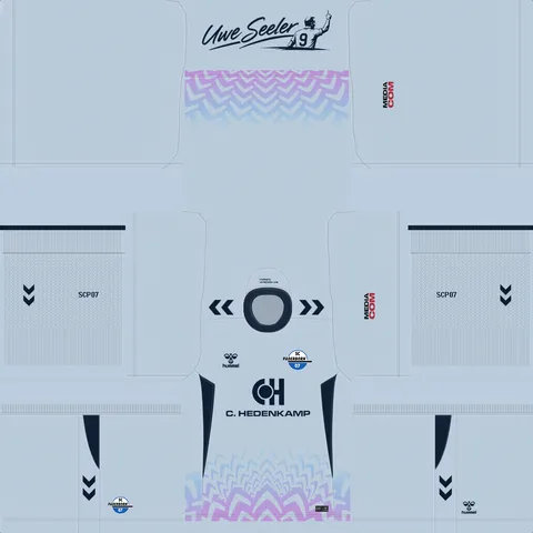 Uniforme Terceiro 3D do Paderborn