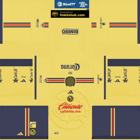 Club América Home 3D kit