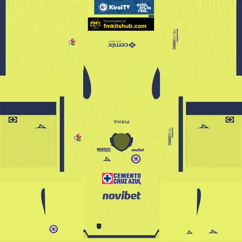 Cruz Azul Home GK kit