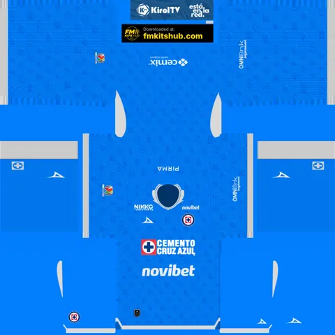 Cruz Azul Home 3D kit