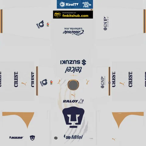 Pumas de la UNAM Away 3D kit
