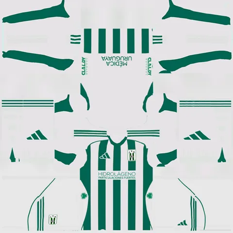 Uniforme Principal 3D do Racing de Montevideo