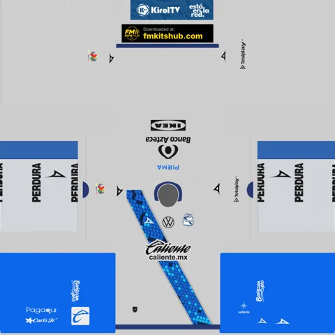 Puebla FC Home 3D kit
