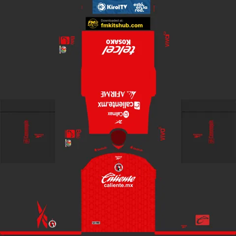 Xolos Tijuana Home 3D kit
