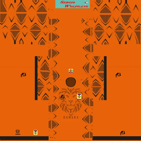 Central African Republic Away GK kit