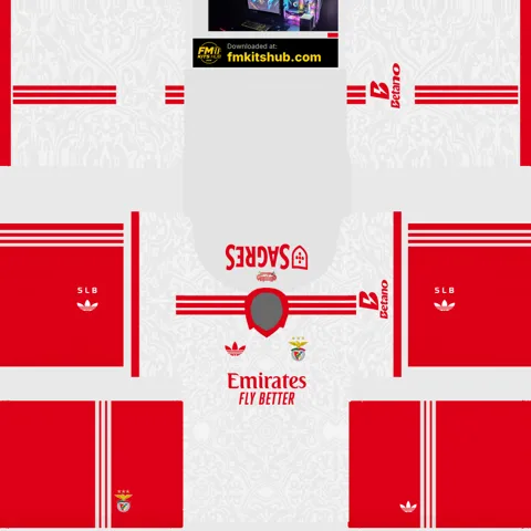 Benfica Away 3D kit