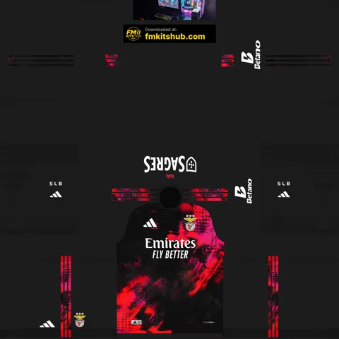 Benfica Third 3D kit
