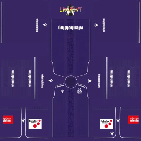 Austria Wien İç Saha 3D forması