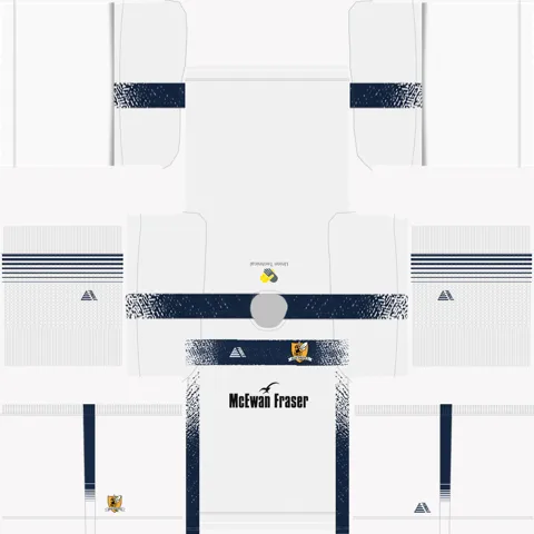 Alloa Athletic Deplasman 3D forması