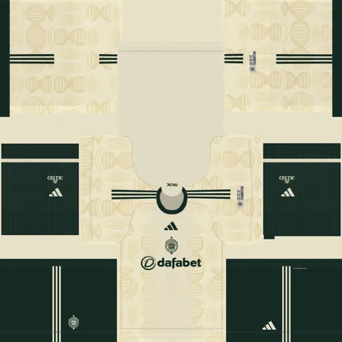 Equipación Tercera 3D del Celtic