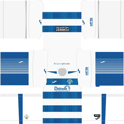 Equipación Local 3D del Greenock Morton