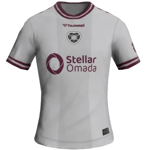 Equipación Visitante 2D del Hearts