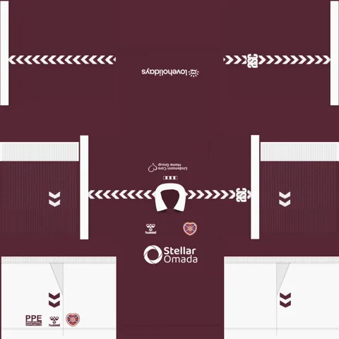 Equipación Local 3D del Hearts