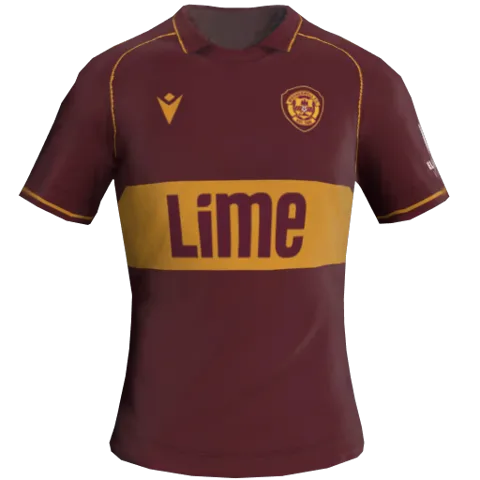 Motherwell Deplasman 2D forması