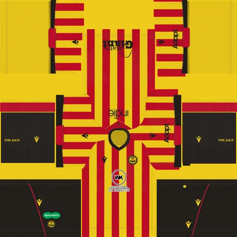 Partick Thistle Home 3D kit
