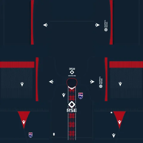 Ross County İç Saha 3D forması