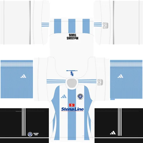 Stranraer Away 3D kit