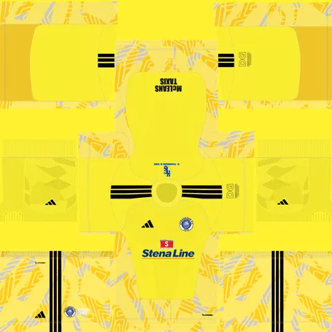 Stranraer Away GK kit