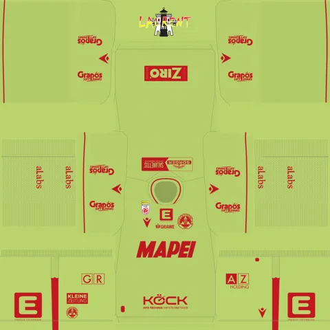 Uniforme Principal Goleiro do Grazer AK 1902