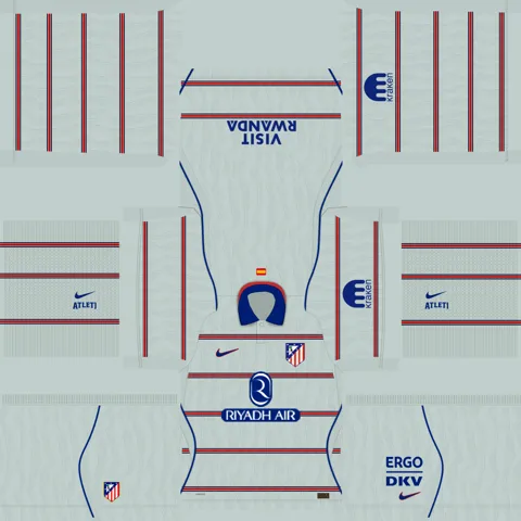 Atlético de Madrid Üçüncü 3D forması