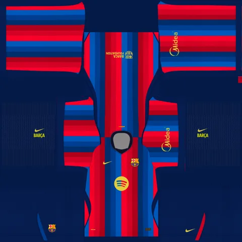 Barcelona İç Saha 3D forması
