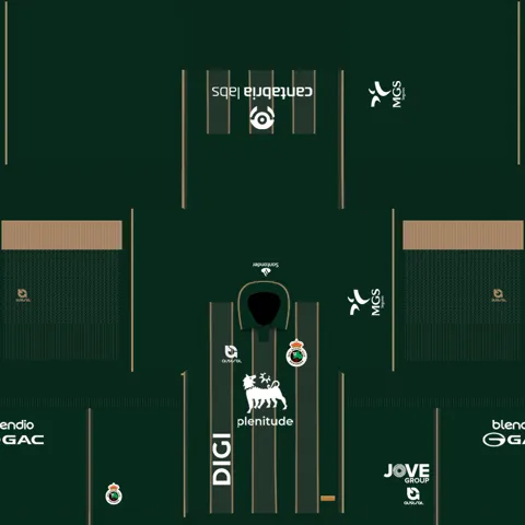 Racing de Santander Deplasman 3D forması