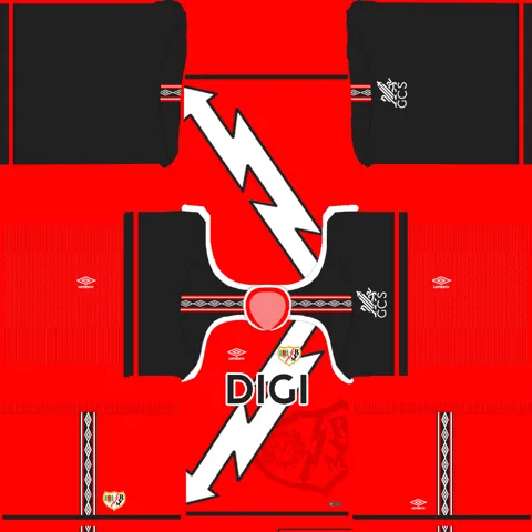Rayo Vallecano Deplasman 3D forması
