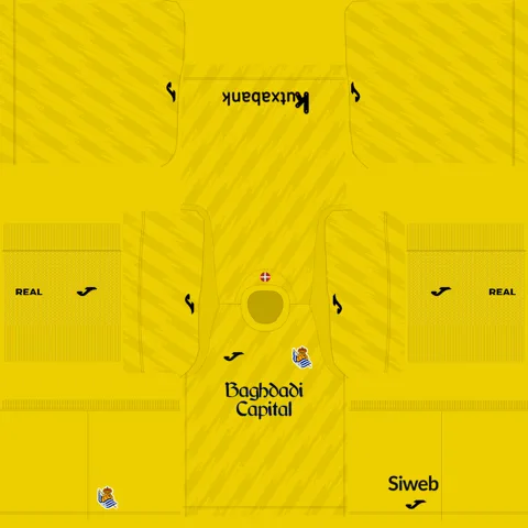 Equipación Tercera Portero del Real Sociedad