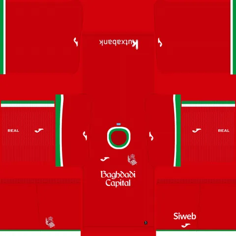 Equipación Tercera 3D del Real Sociedad