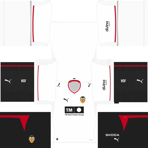 Valencia İç Saha 3D forması