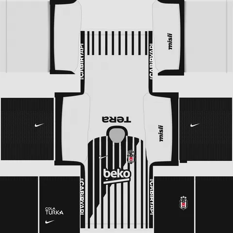 Equipación Visitante 3D del Besiktas
