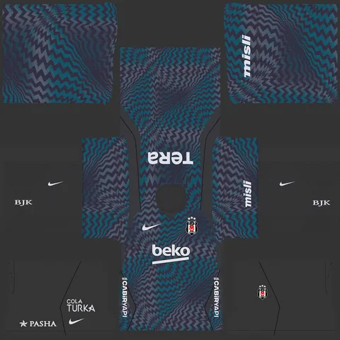 Equipación Tercera Portero del Besiktas